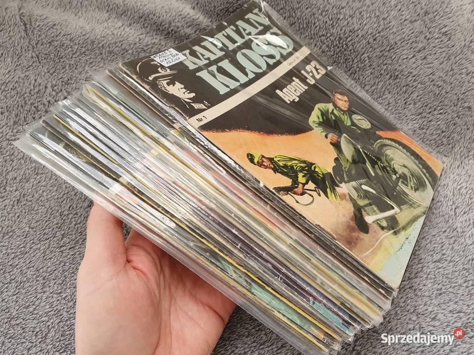 Kapitan Kloss zestaw 19 zeszytów wydanie 2 Gdynia