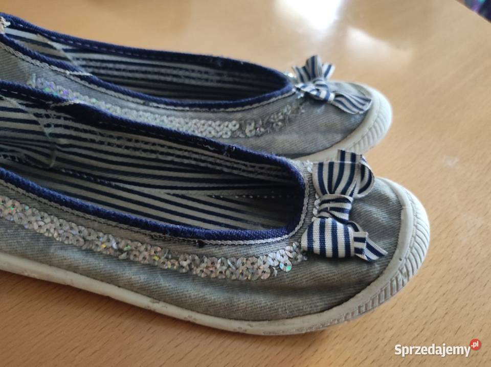 dziewczęce letnie tenisówki z kokardką z Kielce