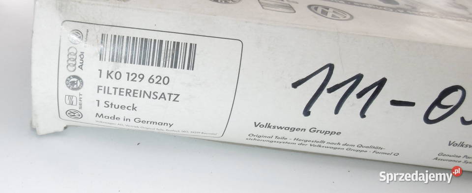 Vw Seat Skoda Audi Filtr kabinowy 1k0129620 Tychy
