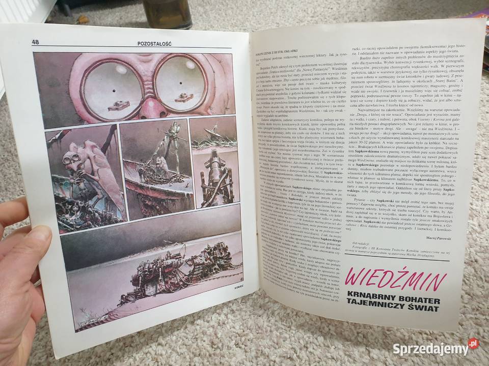 Komiks Fantastyka 21993 Wiedźmin i inne komiksy Gdynia