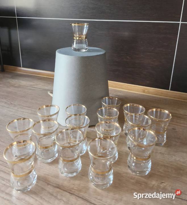 Kieliszki z prl Złocieniec sprzedam