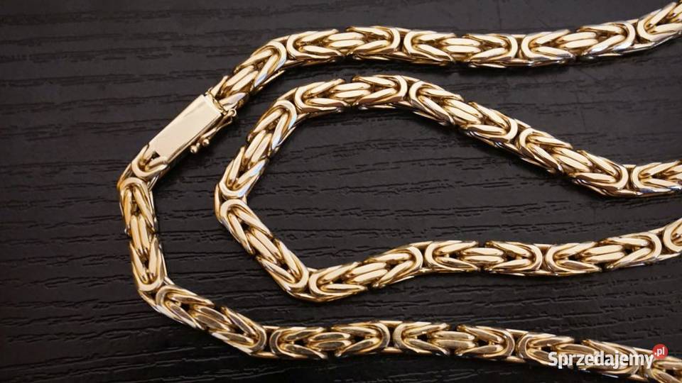 ZŁOTY ŁAŃCUSZEK GĘSTY KRÓLEWSKI ŁAŃCUCH 200G Warszawa