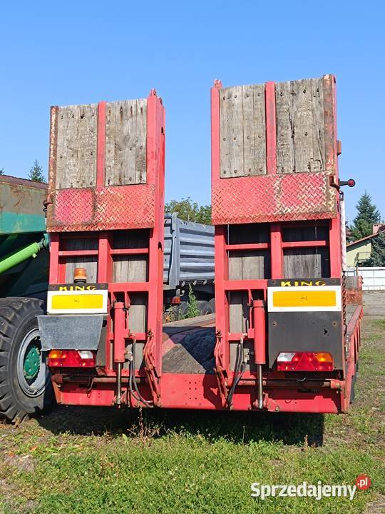 Naczepa ciężarowa KING NISKOPODWOZIOWA niskopodłogowe Niskopodłogowe Nisko sprzedam