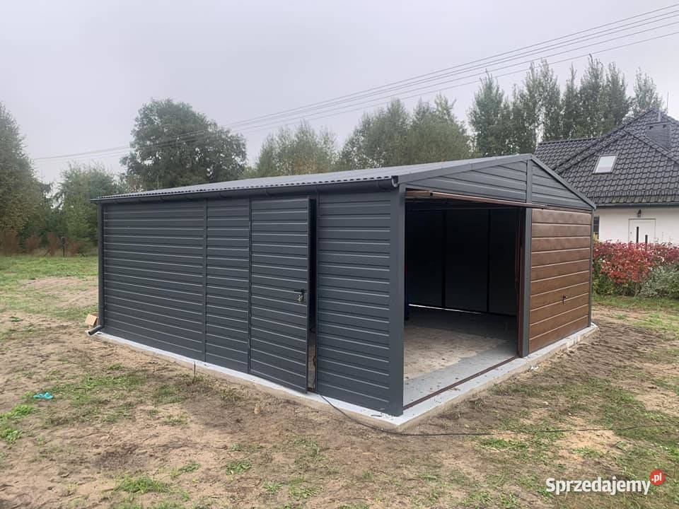 Garaż garaże blaszane profil zamkniętyPRODUCENT Pozostałe pomorskie Nowy Dwór Gdański
