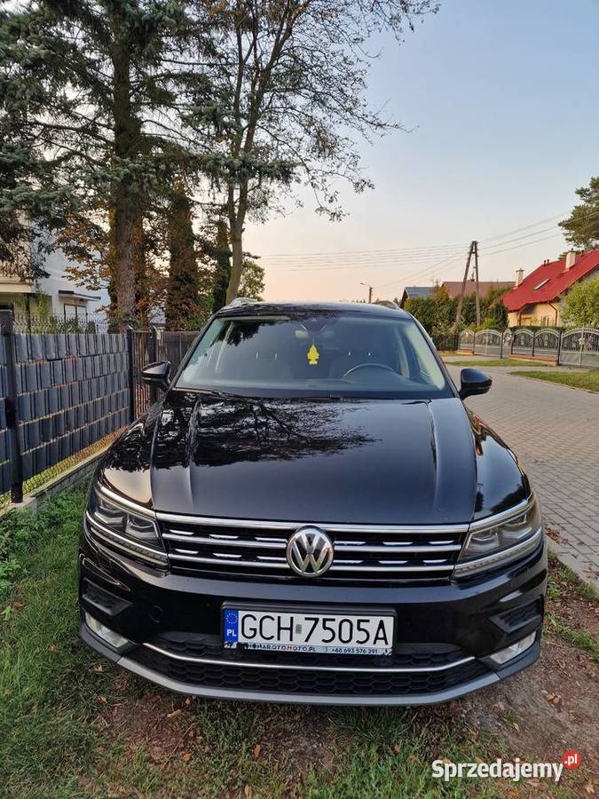 Tiguan 2017r 20 tdi 190 4x4 dsg highline zamiana 190KM pomorskie Chojnice sprzedam