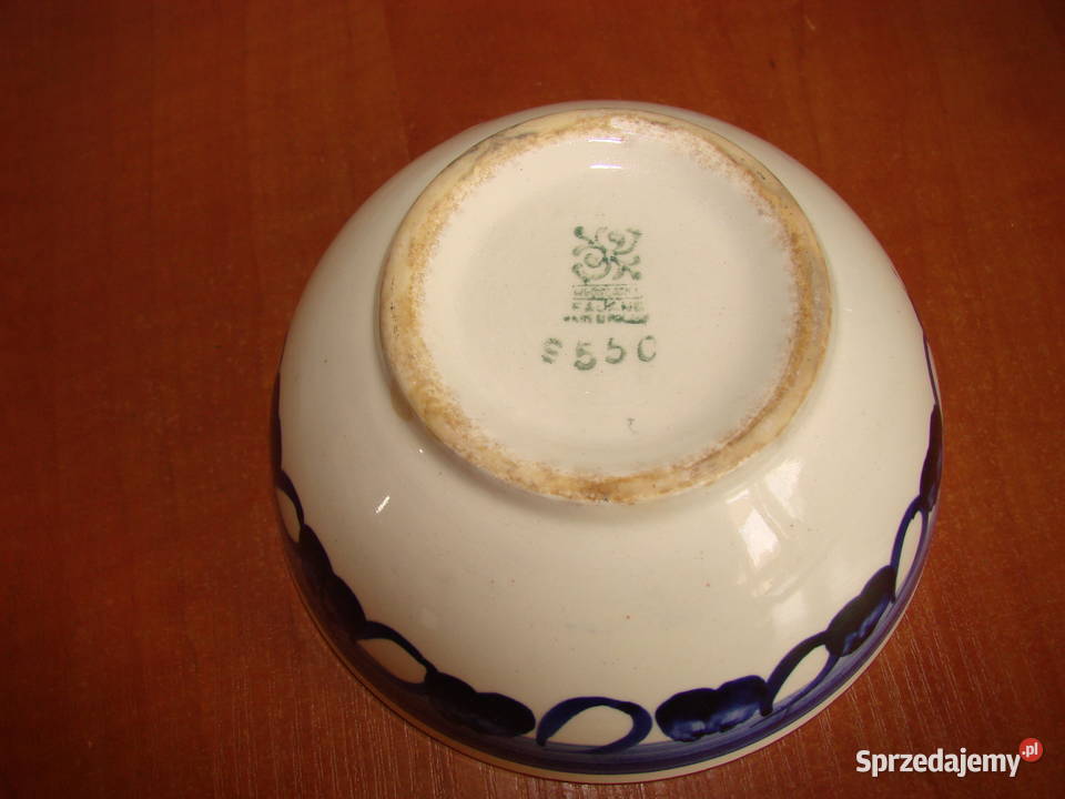 Włocławek fajansowa miseczka Pruszcz Gdański