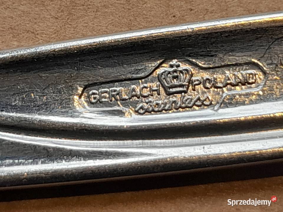Stara łyżeczka Gerlach Stainless steel zabytek Dąbrowa Górnicza