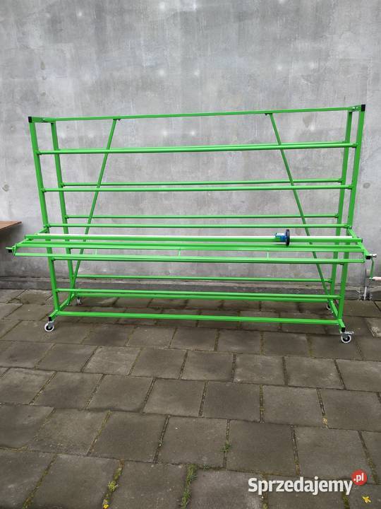 Stojak mobilny na rolki materiału z licznikiem i Bydgoszcz