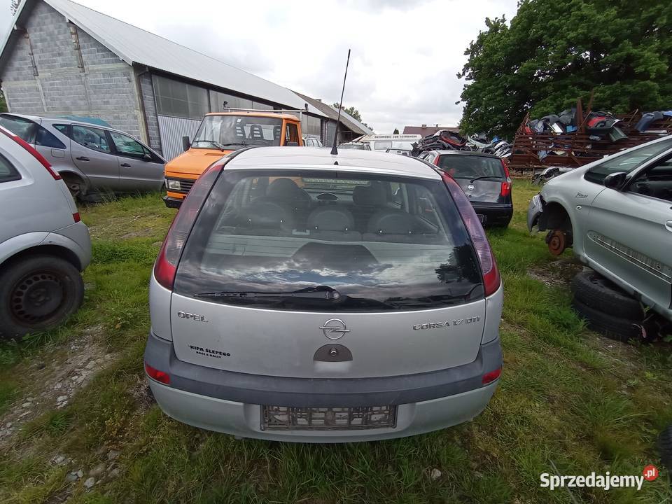 Opel Corsa 17 55 kW 2001 r dawca części Szklarka Myślniewska