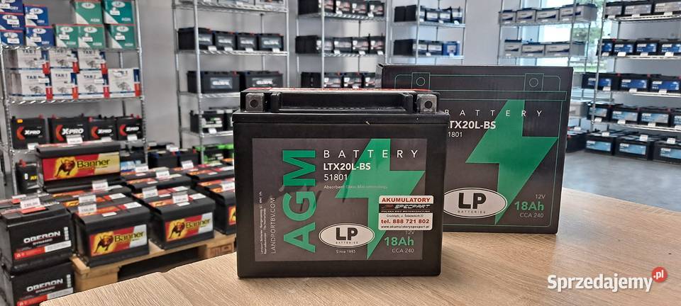 AKUMULATRO MOTOCYKLOWY LP LTX20LBS GRUDZIĄDZ Akumulatory motocyklowe sprzedam