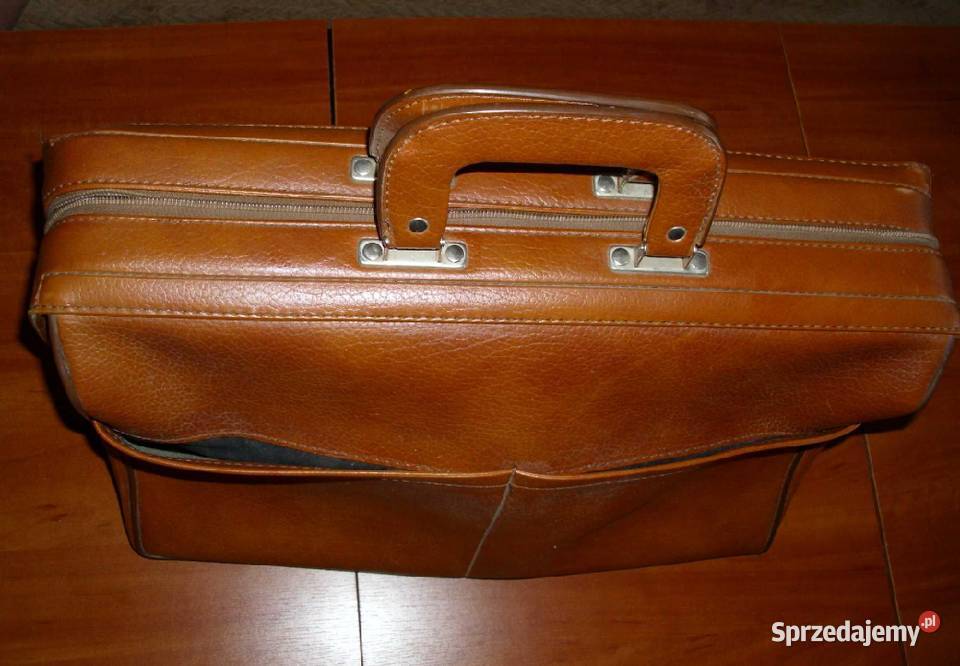 Unikat 40letnia nieużywana teczka męska z czasów Preczów