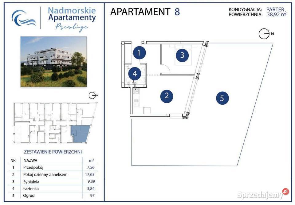 Sprzedam apartament samym morzu widok zachodniopomorskie Gąski