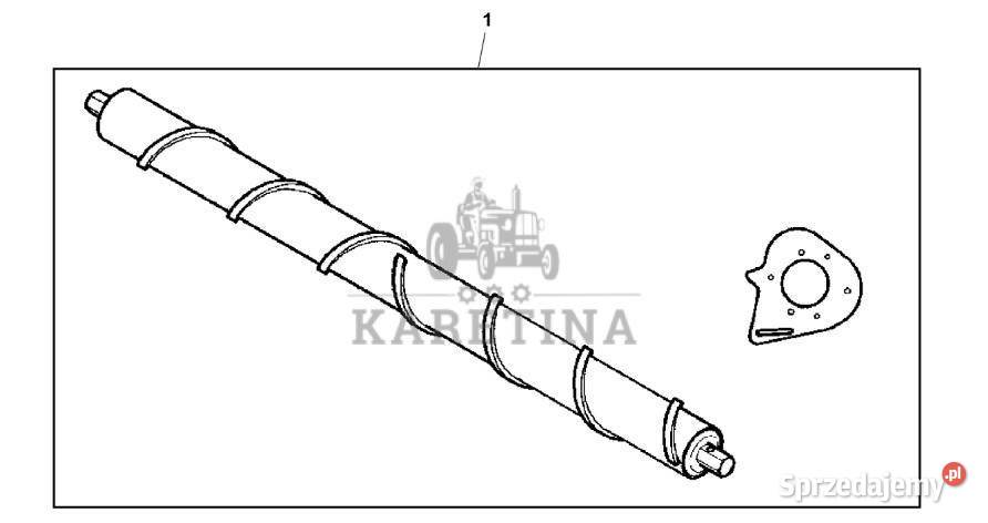 John Deere 960 Świder BCC10614 Pasy rolki bramki Jastrzębniki