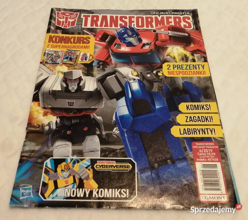 Transformers, oficjalny magazyn, 6/2019 (Książeczki dla dzie