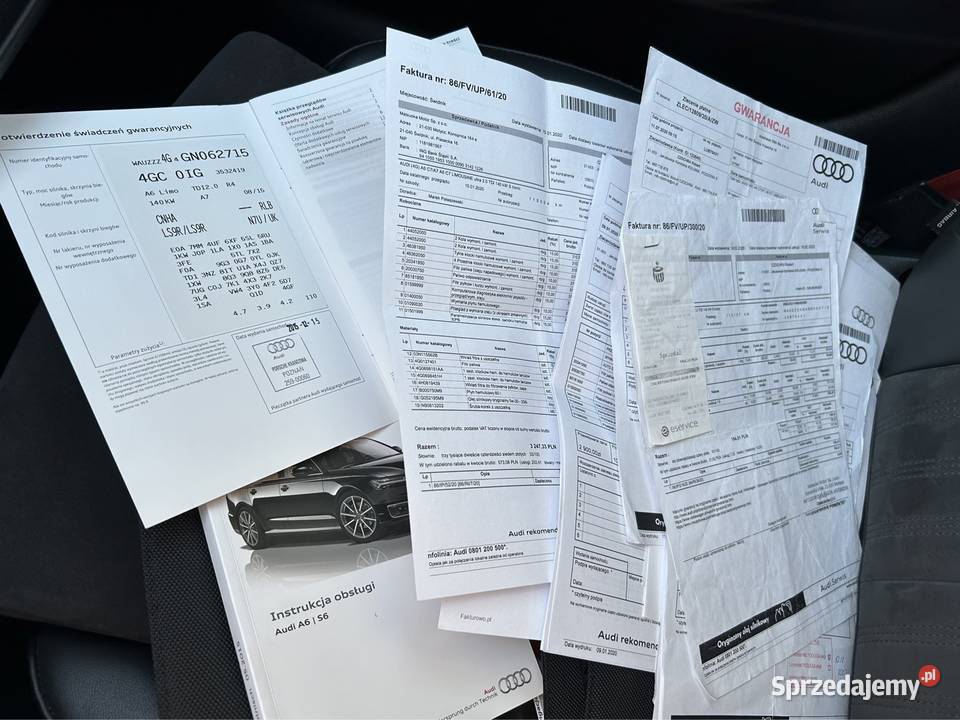 Audi a6 c7 lift 20tdi 190 nieuszkodzony mazowieckie sprzedam