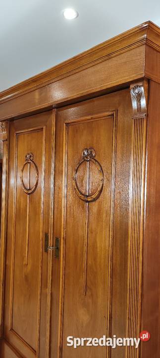 Piękna szafa secesyjna Łagów