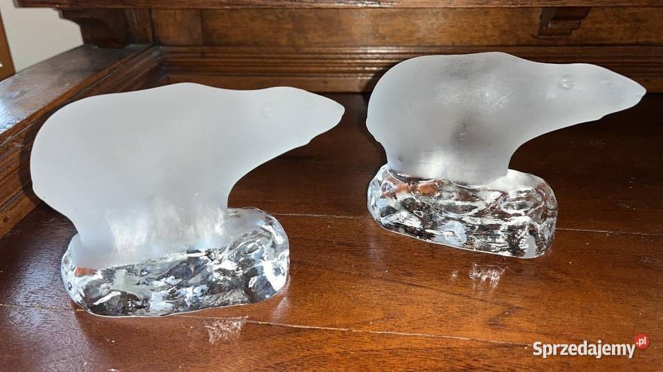 Niedźwiedź Nybro Sweden Crystal Polar Bear Gdańsk