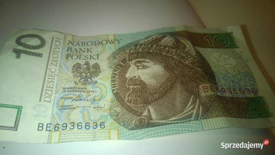 orginalny banknot kolekcjonerski 10zl