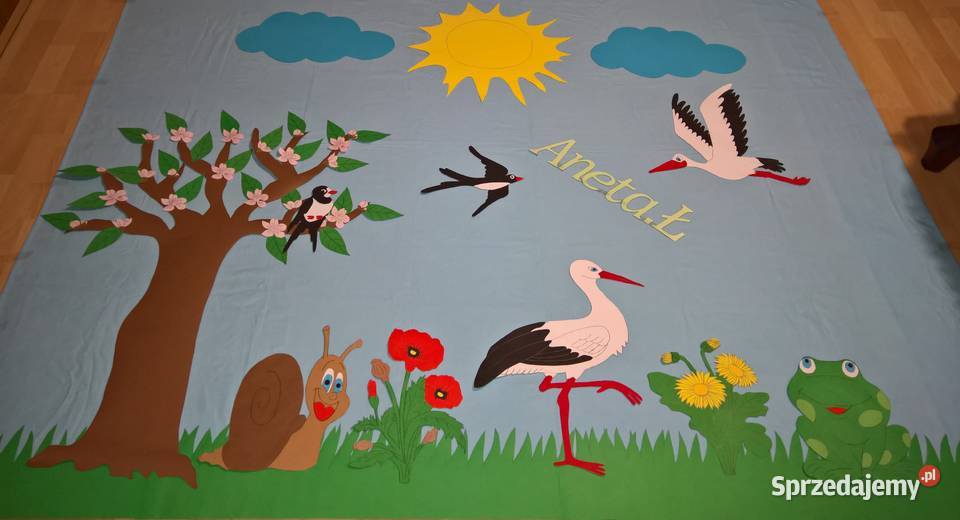 Dekoracja wiosenne z brystolu 504 102 444 Garwolin