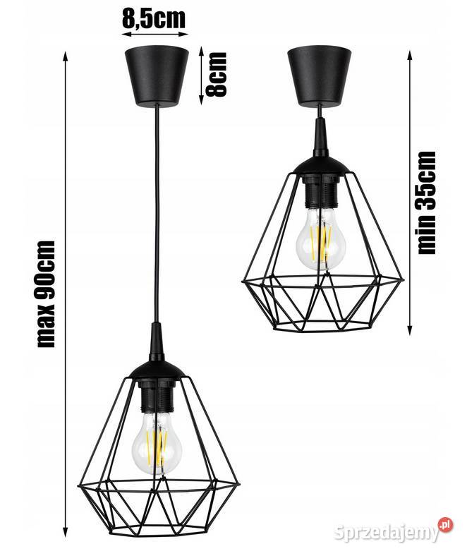 LAMPA WISZĄCA SUFITOWA LOFT Diament Polska Choroszcz