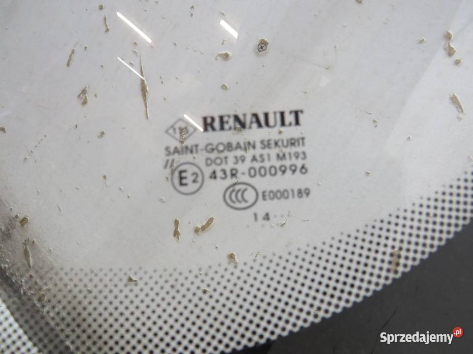 SZYBA CZOŁOWA SENSOR Renault ZOE