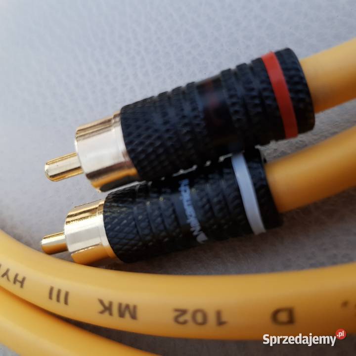 Kabel rca chinch van den hul 102 mkIII Pozostałe Gdańsk