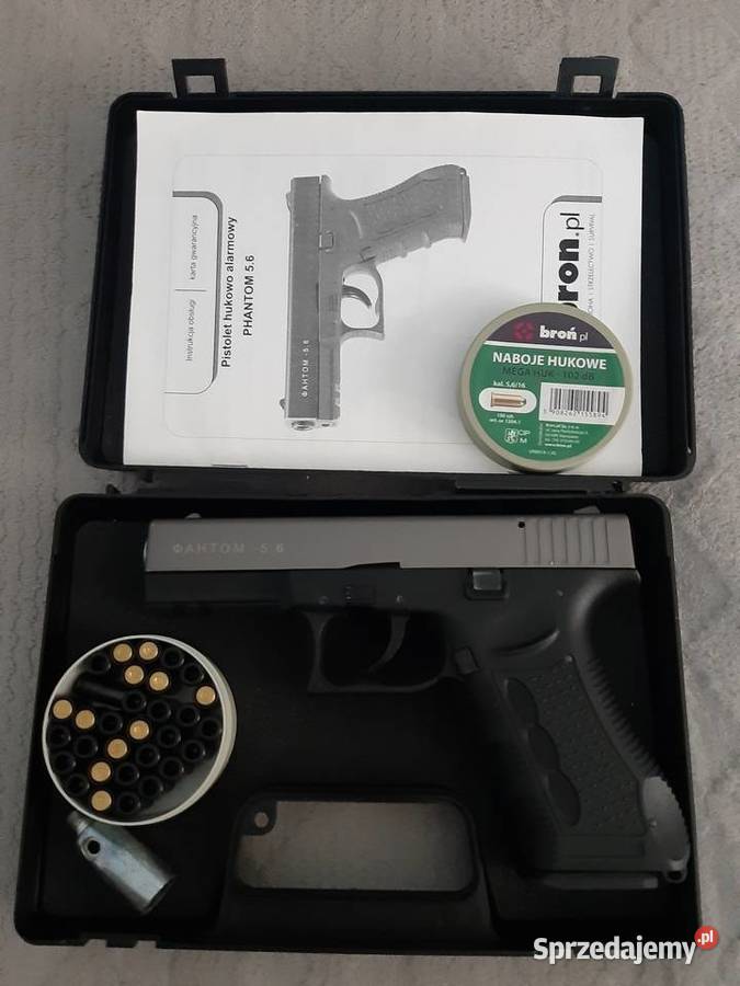 Pistolet hukowy Phantom 6mmstan mazowieckie Grodzisk Mazowiecki sprzedam