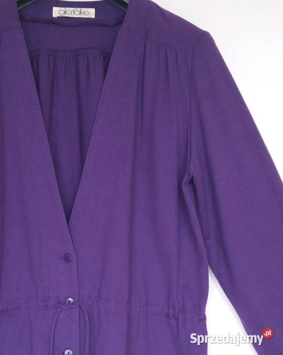 L Fioletowy kardigan nowy Rozmiar 46 Moda i Styl Gliwice