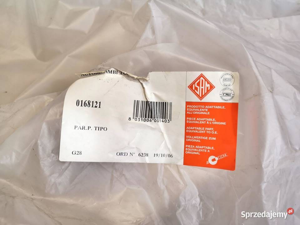 ZDERZAK TYŁ TYLNY FIAT TIPO 8895 ISAM osobowe