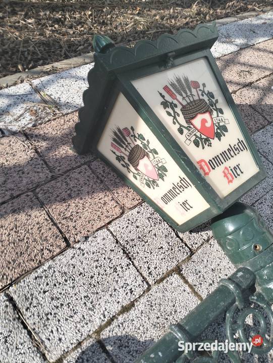Stara Metalowa lampa reklama piwa Żurawiniec sprzedam