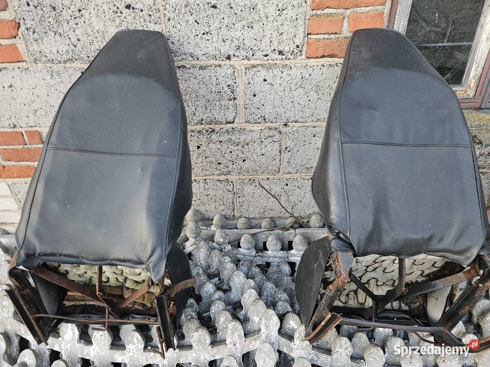 Przednie Fotele Lotnicze Fiat 126p Maluch wielkopolskie Kłodawa