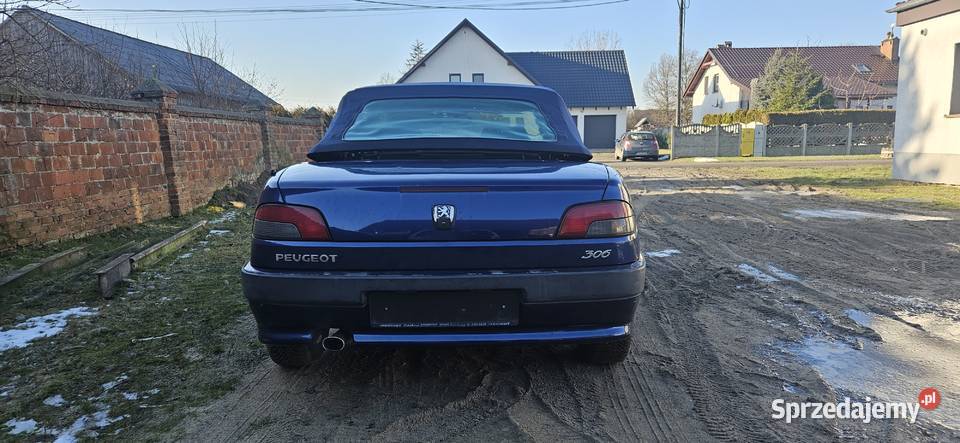 Peugeot 306 cabrio 16 Hardtop webasto 99 306 wielkopolskie Pogorzela
