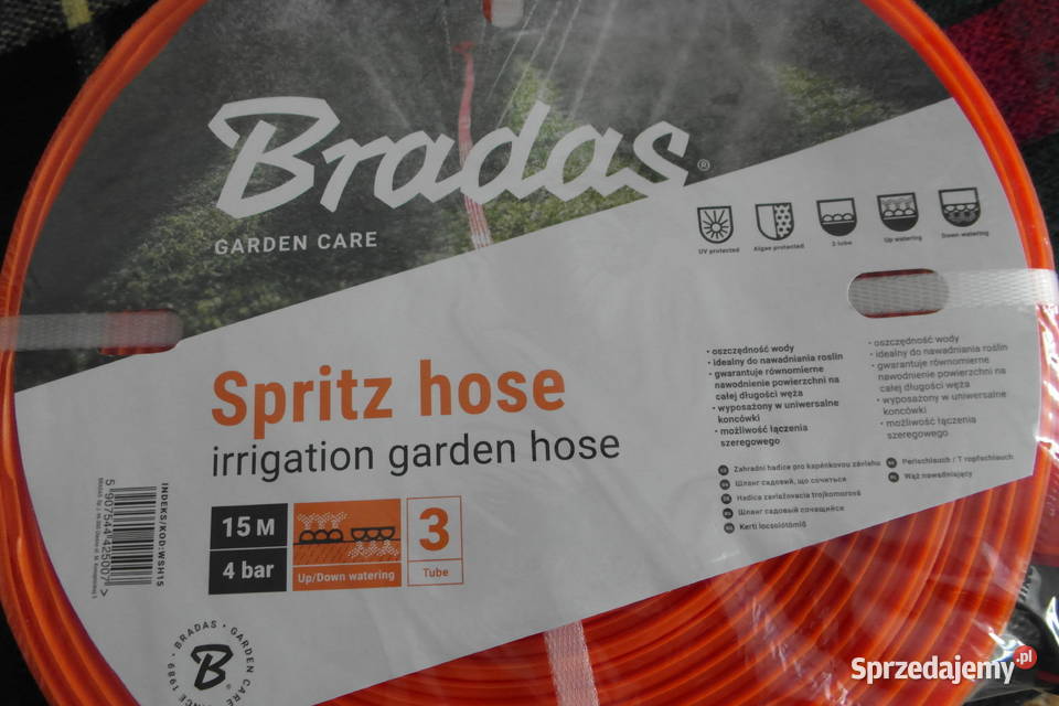 Wąż nawadniający Bradas 15m nowy