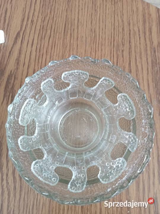 Szklana ikebana z czasów PRL Ząbkowice