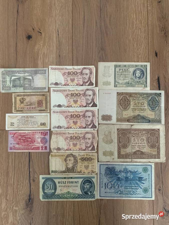 KOLEKCJA STARYCH BANKNOTÓW PRL ŚWIAT Radom