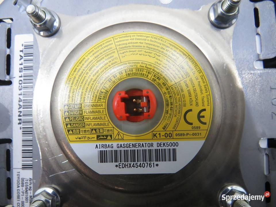 PODUSZKA AIR BAG KIEROWCY TOYOTA RAV 4 IV osobowe