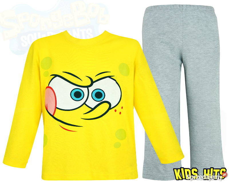 Piżamy SPONGEBOB 4681012 lat Trzy modele chłopiec