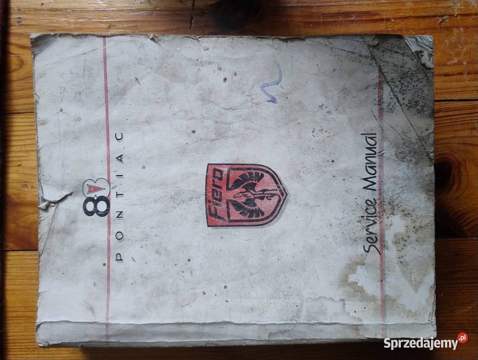 Pontiac Fiero instrukcja napraw service manual Bydgoszcz sprzedam