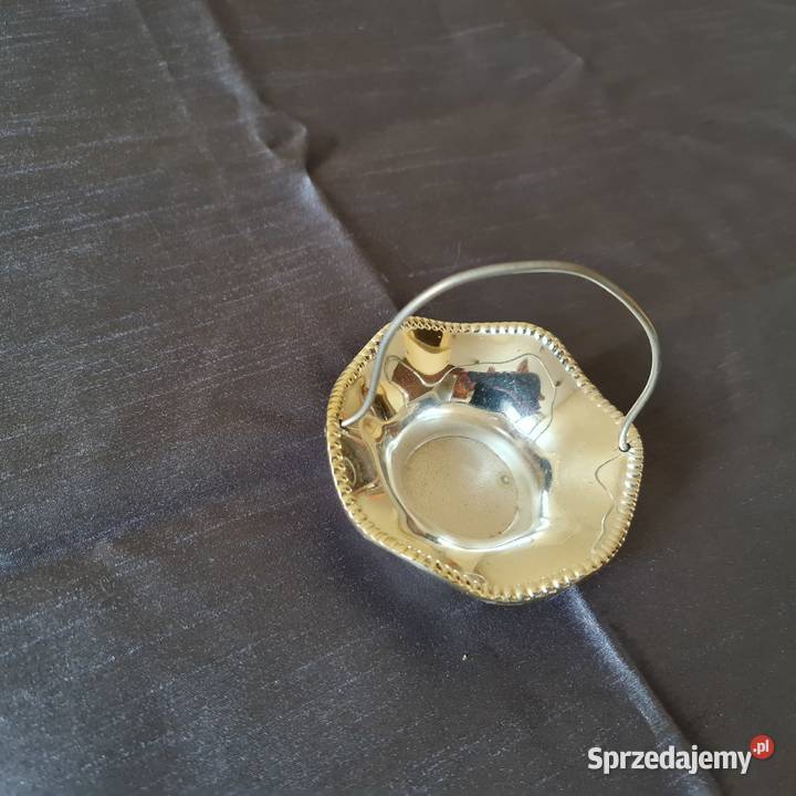 Mały koszyczek dekoracyjny metal Warszawa