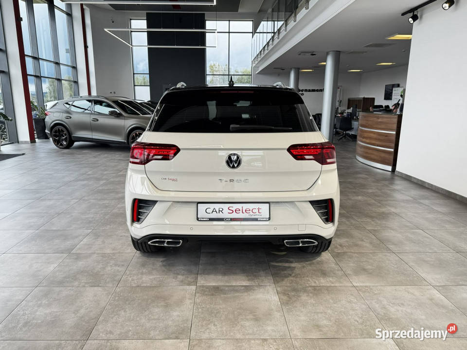 Volkswagen TRoc RLine 15TSI 150 DSG 2022 r salon elektryczne lusterka małopolskie Myślenice