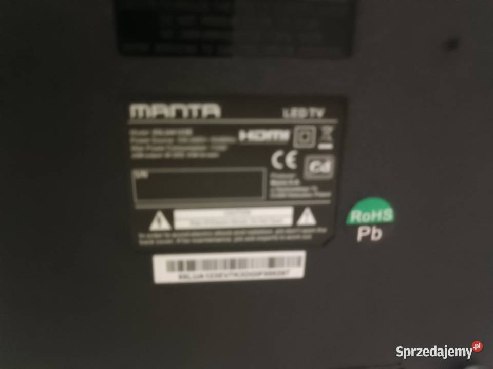 Telewizor Manta 55LUA123E LED 55 4K Ultra HD Libiąż sprzedam
