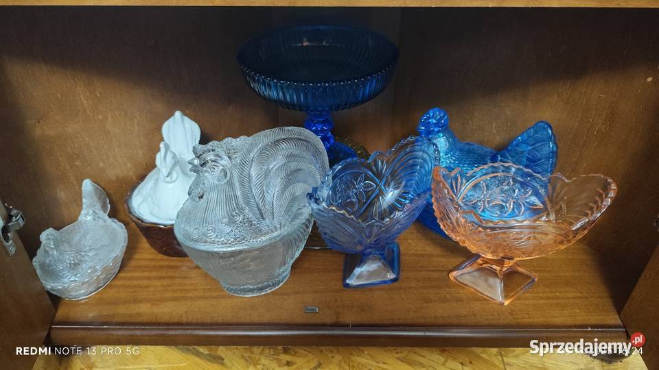 Szkło Kolorowe PRLu Wiązów