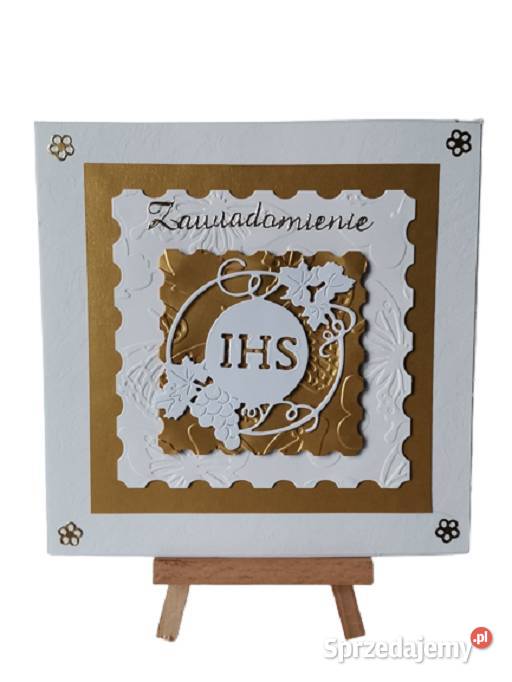 Zawiadomienia Komunia Uniwersalne Z Hostią K4 wielkopolskie Poznań sprzedam