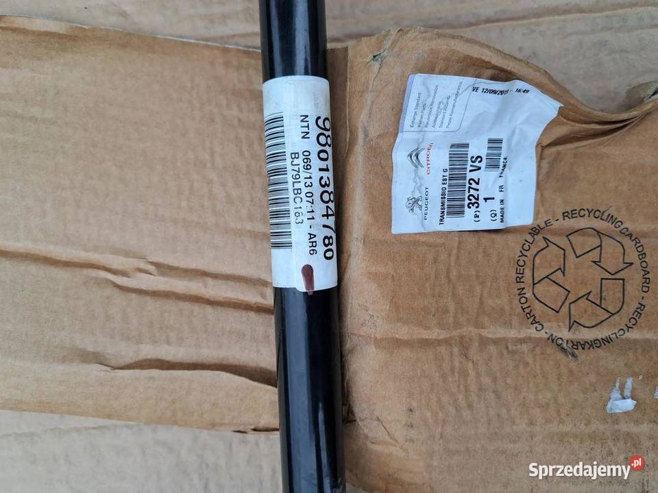 Półoś lewa CitroEn C3 II 11 14 3272VS 9801384780