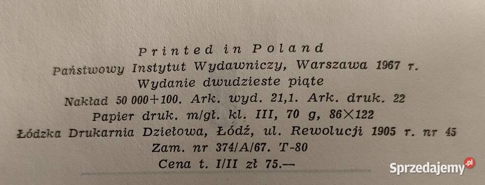Krzyżacy wydanie 1967