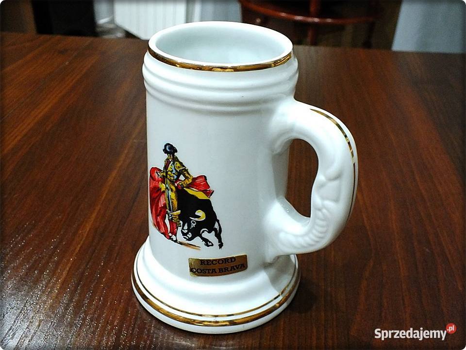 Kufel z porcelany Torreador z bykiem lubuskie
