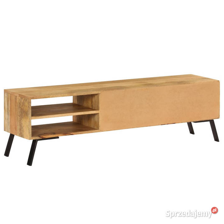 Szafka pod telewizor lite drewno mango 140 x 30 RTV Warszawa
