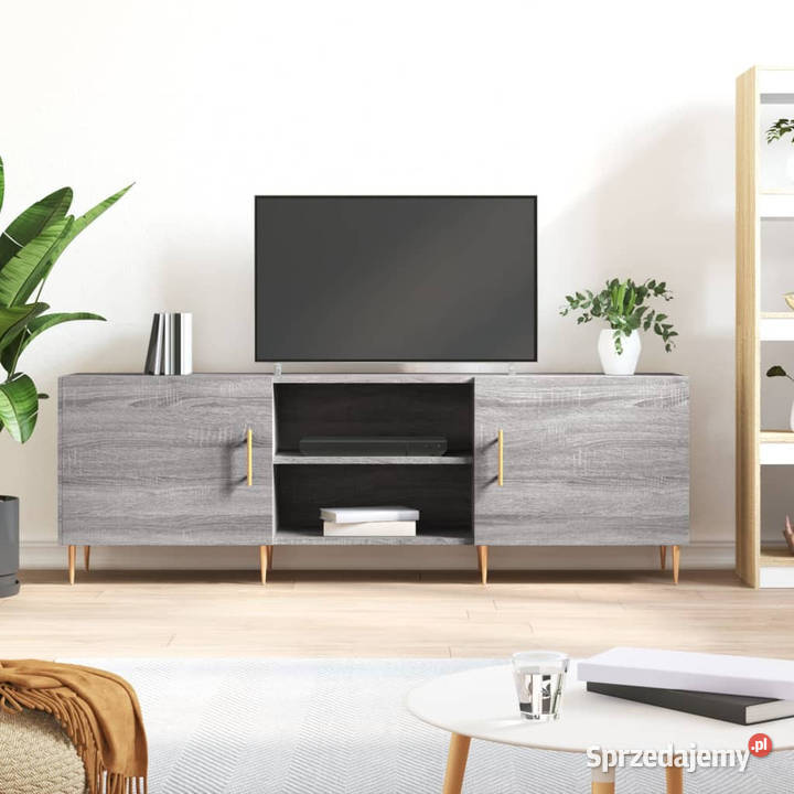 Szafka pod telewizor szary dąb sonoma 150x30x50 mazowieckie Warszawa sprzedam