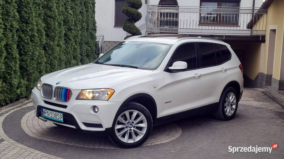 BMW X3 XDrive Panorama Skóry 245 GWARANCJA Zakup benzyna Płońsk