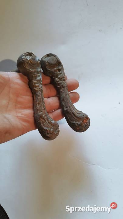 Para klamek mosiężnych klasycznych stylizowanych Słubice